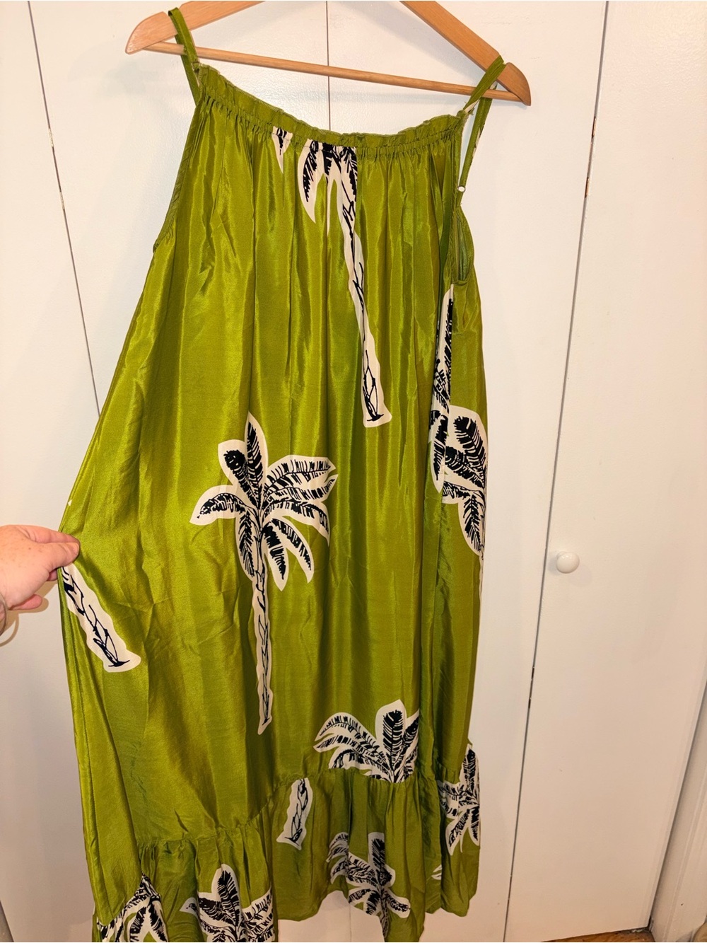 True Destinations Maxi Dress w Palm Trees 🌴 Size XS - Picture 3 of 5